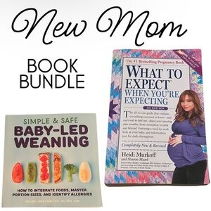 Pregnancy Book Bundle Simple Safe Baby-Led Weaning What to Expect When Expecting